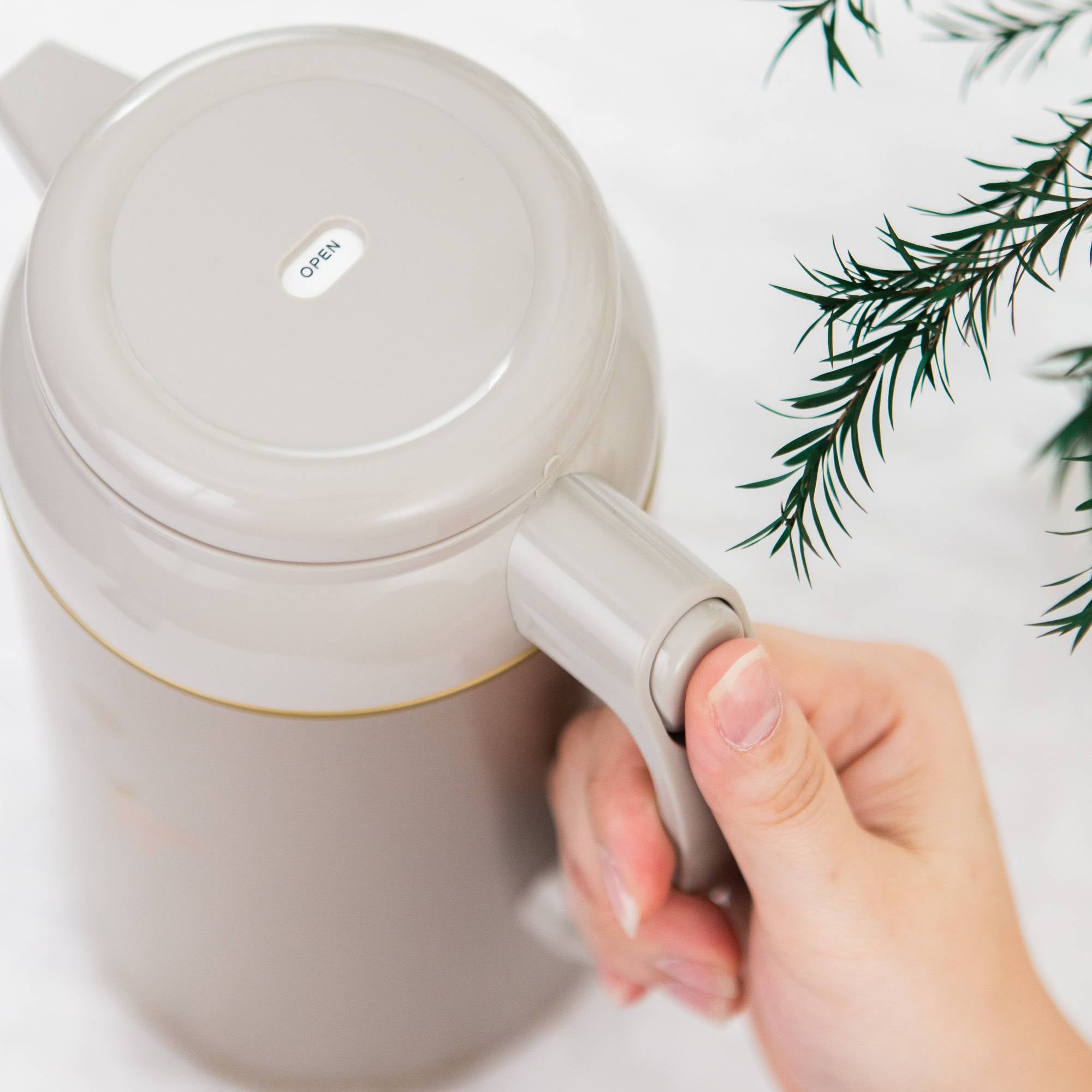 Zojirushi 1.3l Glass Lined Handy Pot - AFFB19-TK - Halabh