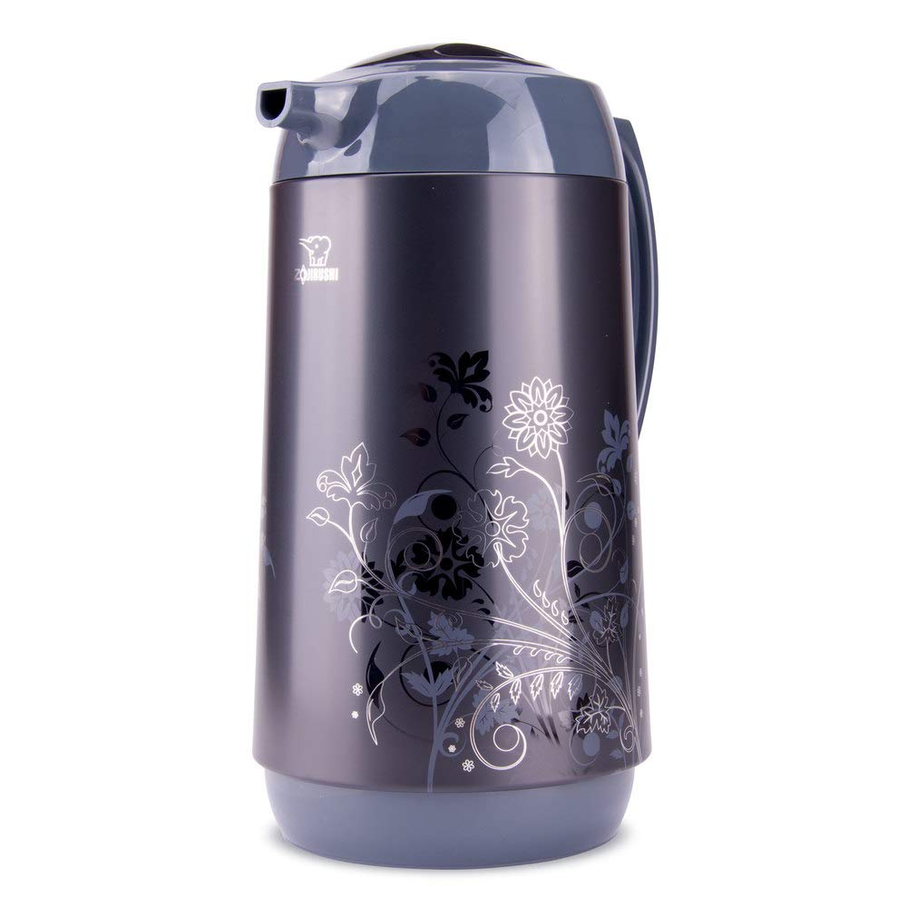 Zojirushi Glass Lined Vacuum Insulated Handy Pot 1L Black - AHGB-10D-BL - Halabh