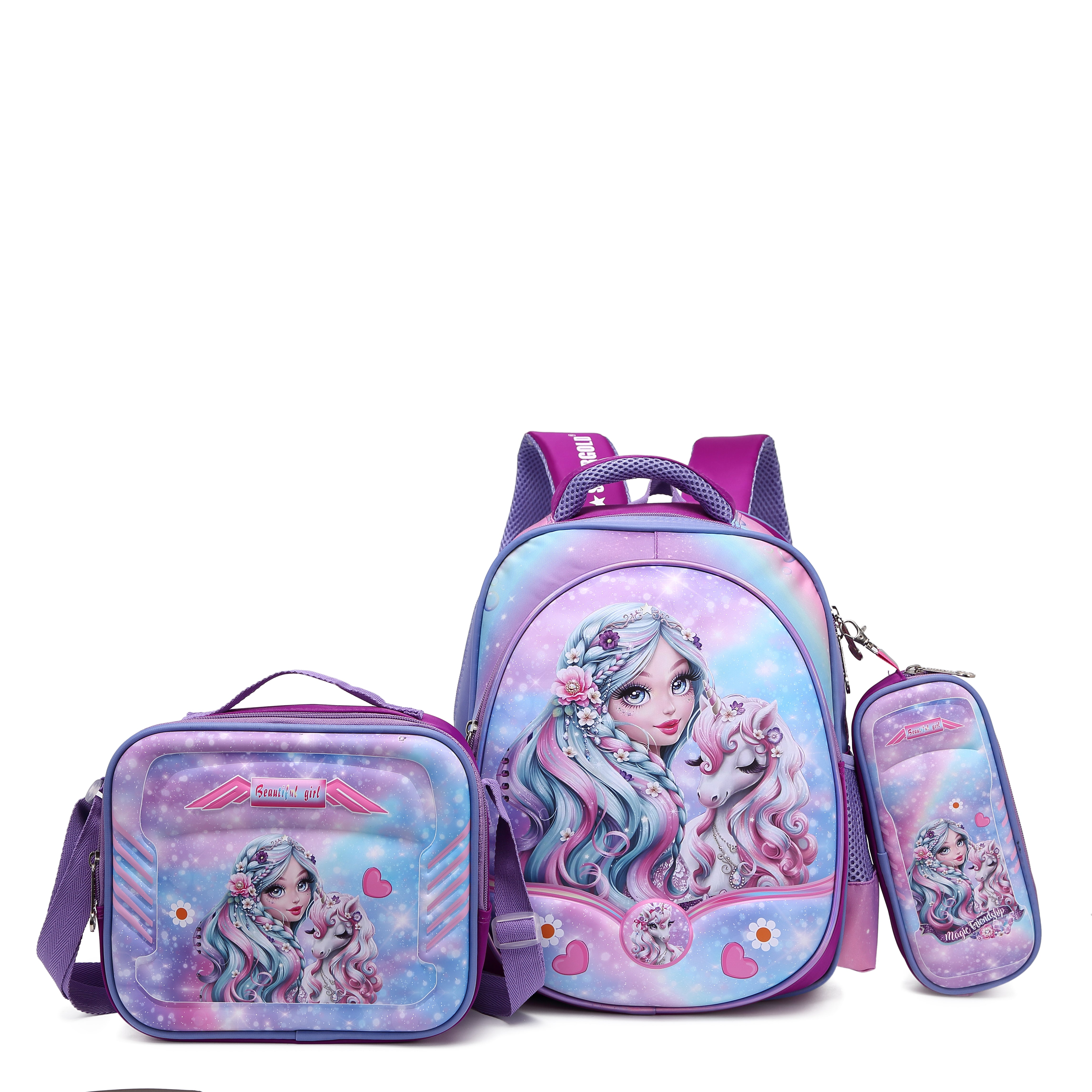 Stargold 14-Inch 3 Pcs Set Baby Backpack