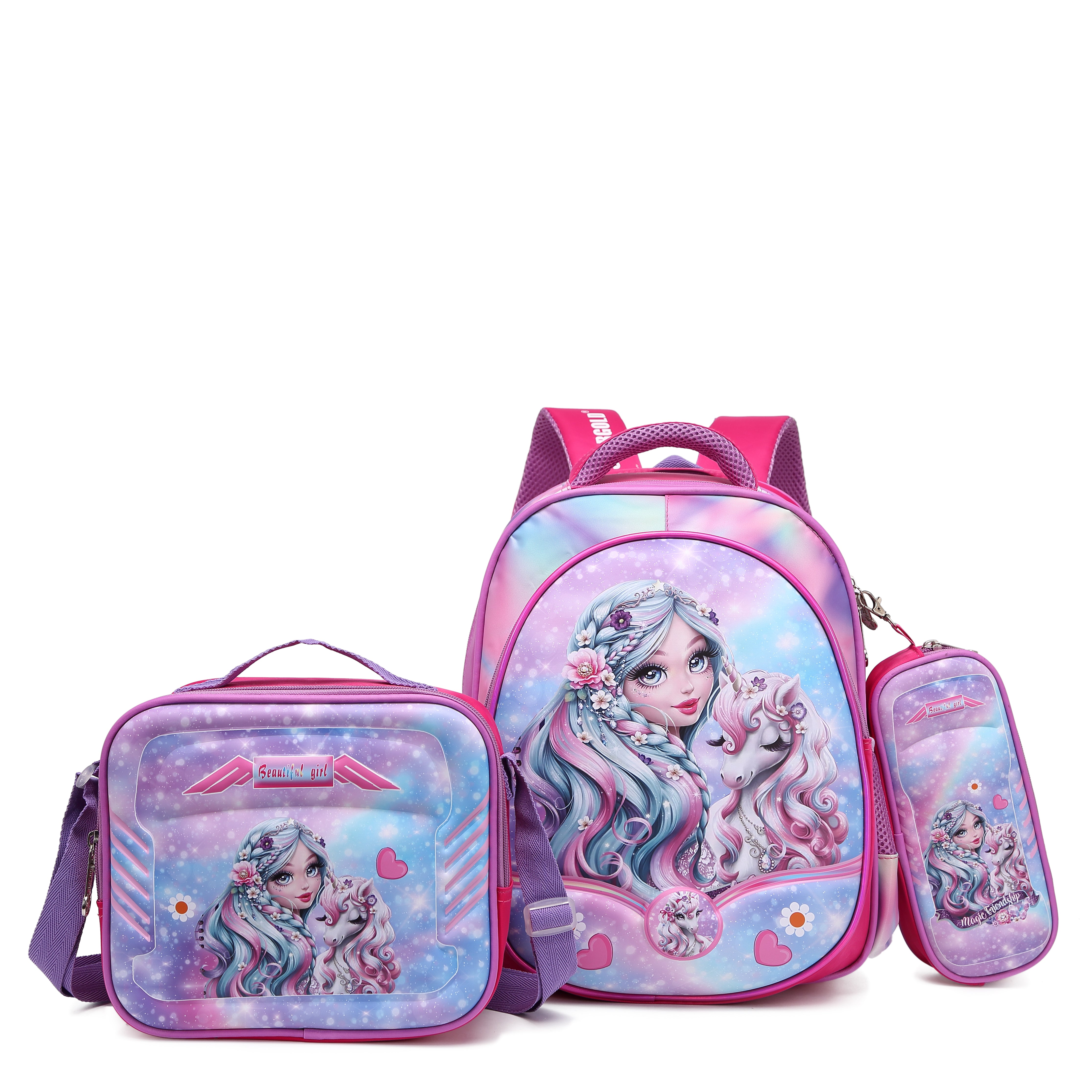 Stargold 14-Inch 3 Pcs Set Baby Backpack