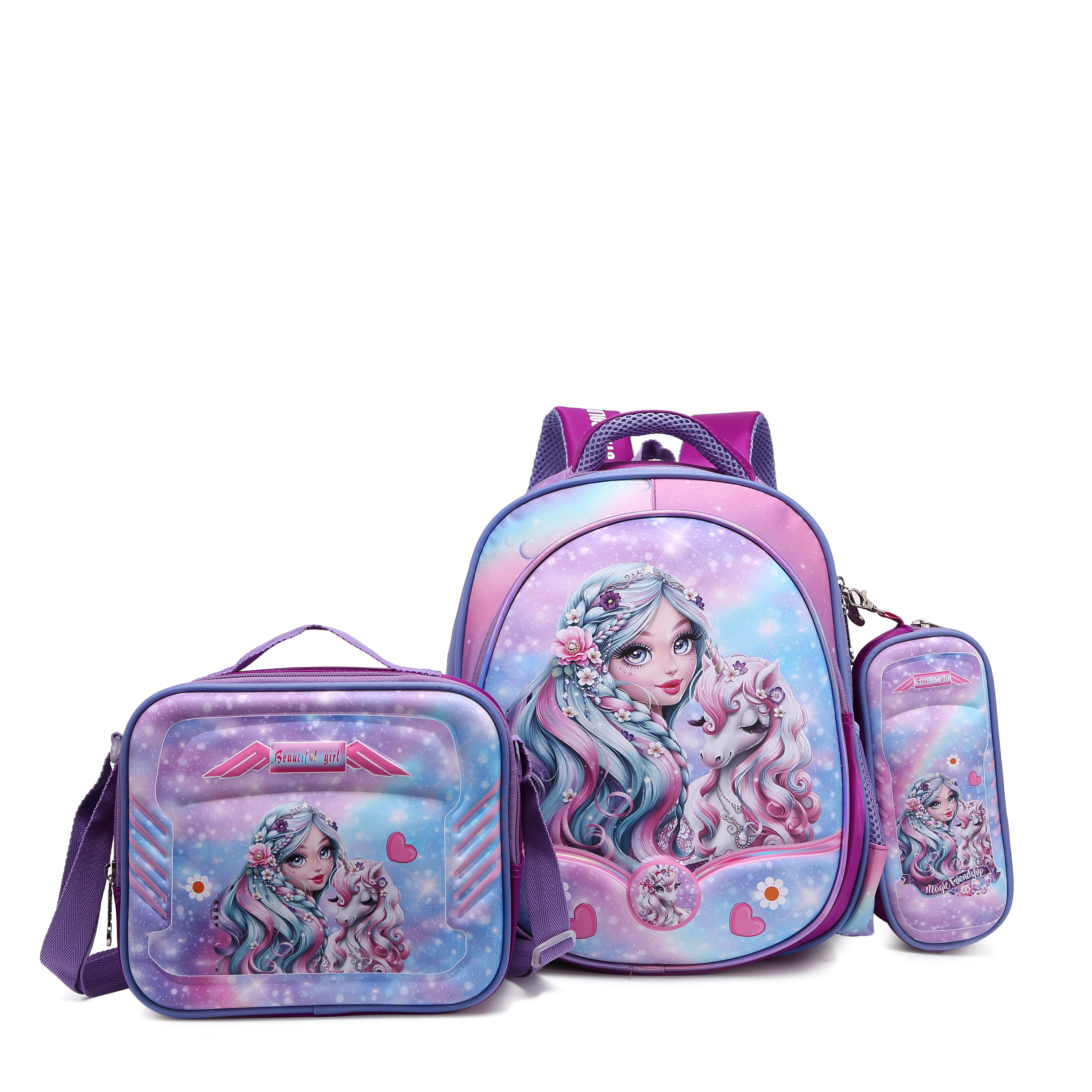 Stargold 14-Inch 3 Pcs Set Baby Backpack