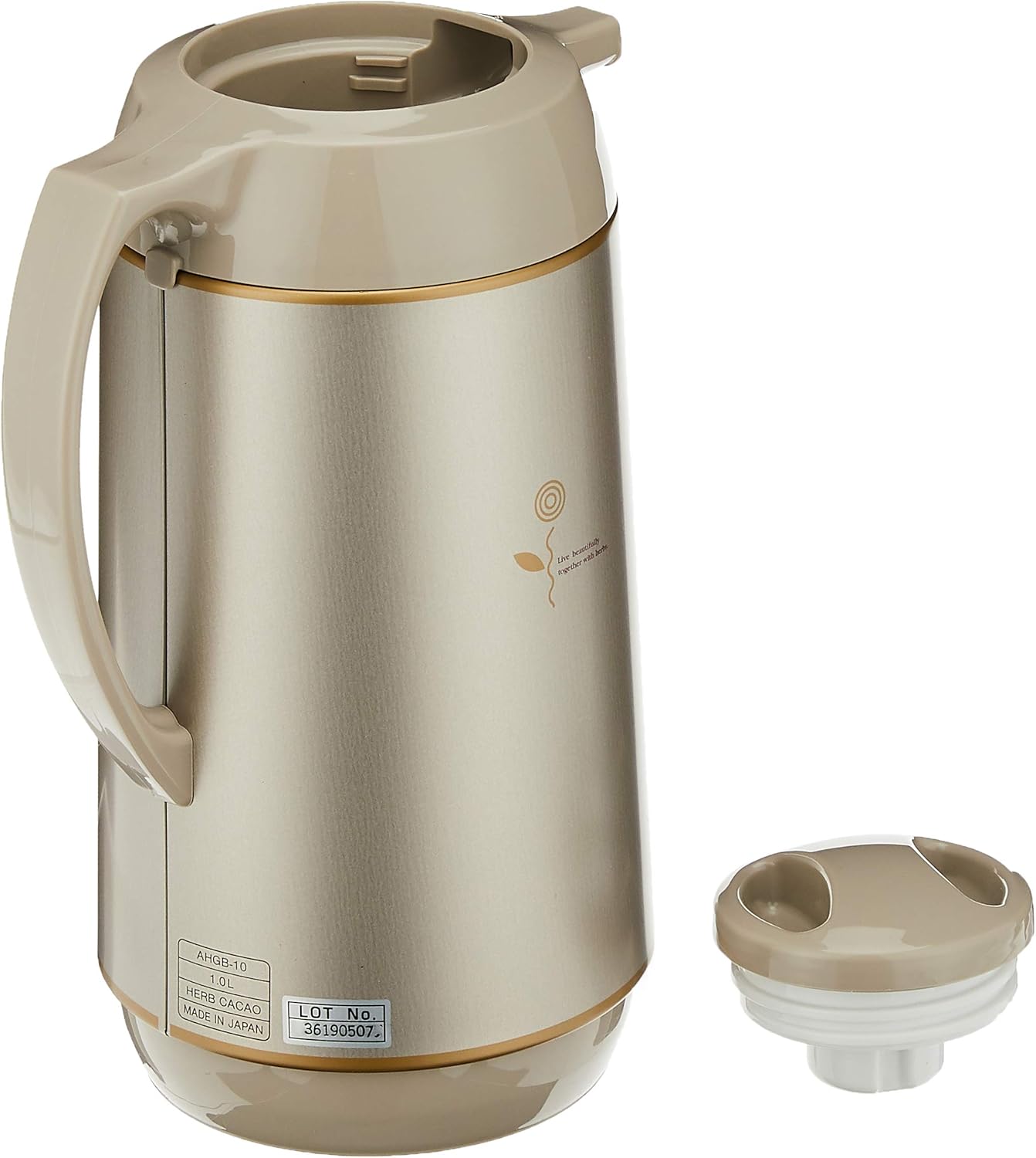 Zojirushi Handy Pot 1.0L Herb Cacao - AHGB-10D-TK - Halabh