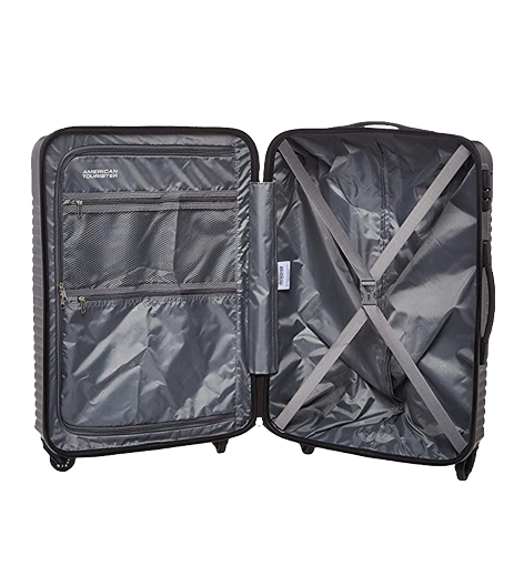 American Tourister Sky Park Spinner | Color Black | Trolley Bag | Luggage Travel Bag | Bag and Sleeves in Bahrain | Halabh