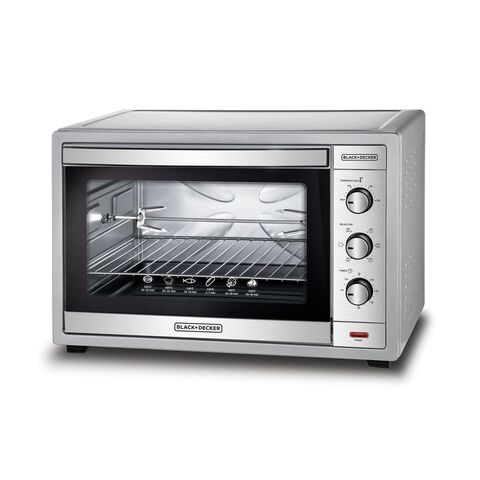 Black & Decker Microwave Oven Silver 67L - TRO62RDG-B5 | Kitchen Appliances | Best Oven in Bahrain | Halabh.com