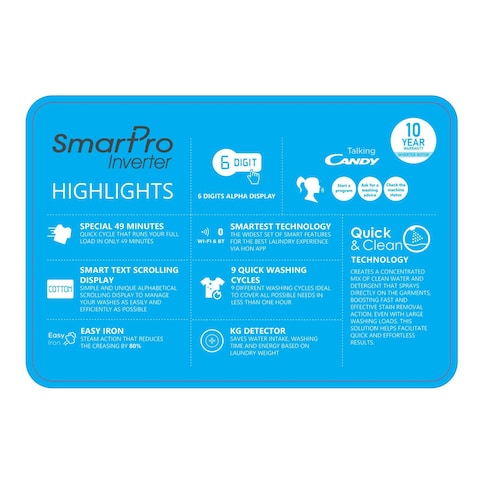 Candy Front Loading Tumble Dryer 8kg | Best Washer Dryer in Bahrain | Halabh.com