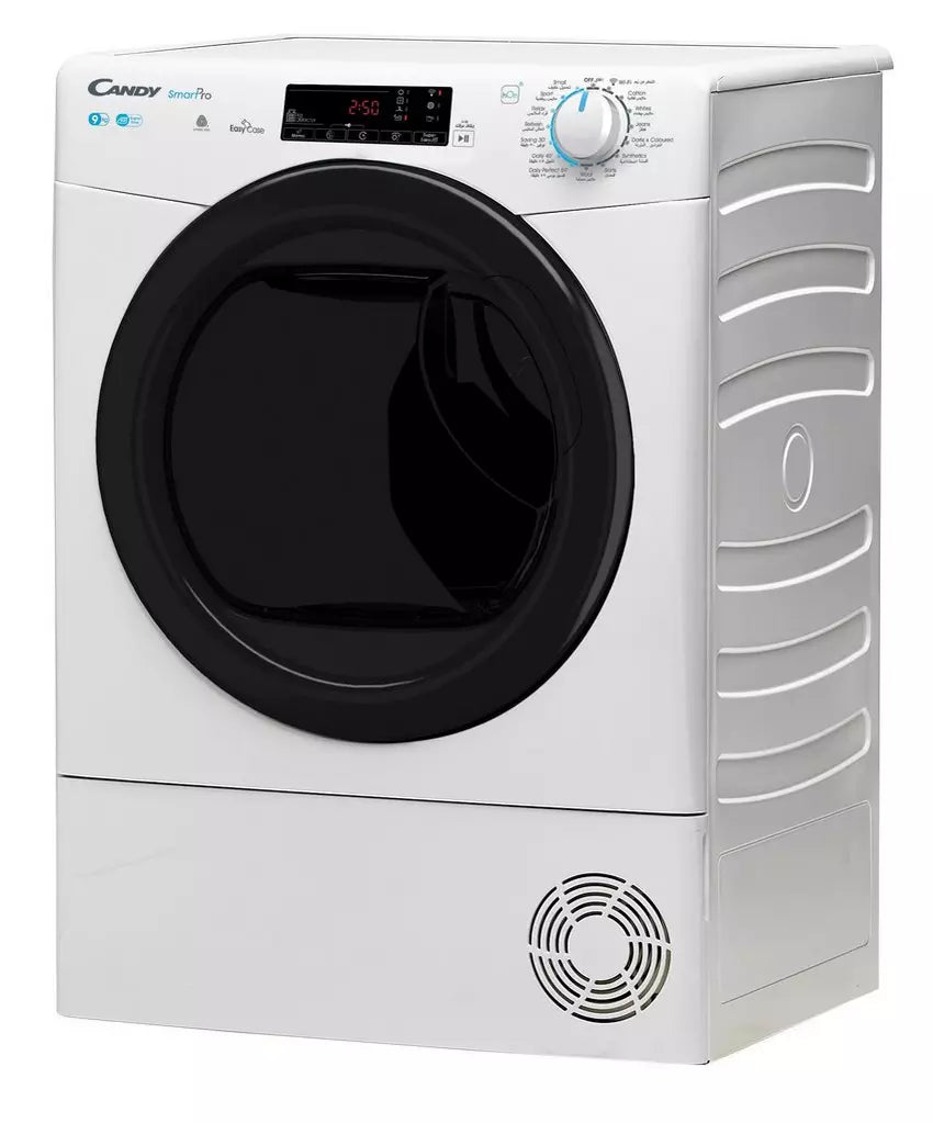 Candy Washer Dryer White Black Door 19 9kg | Best Washer Dryer in Bahrain | Halabh.com