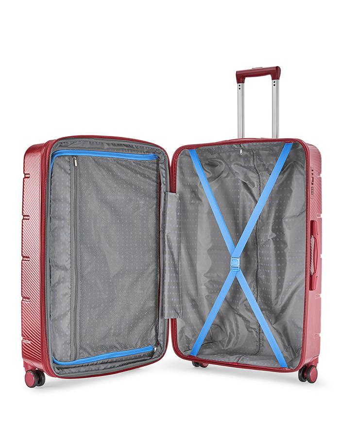 Carlton Milan Trolley Bag | 8 Wheel | Bag and Sleeves in Bahrain | Trolley Case | Luggage Travel Bag | Halabh