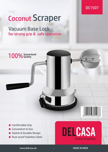 Delcasa Stainless Steel Coconut Scraper | Best Kitchen Accessories in Bahrain | Halabh