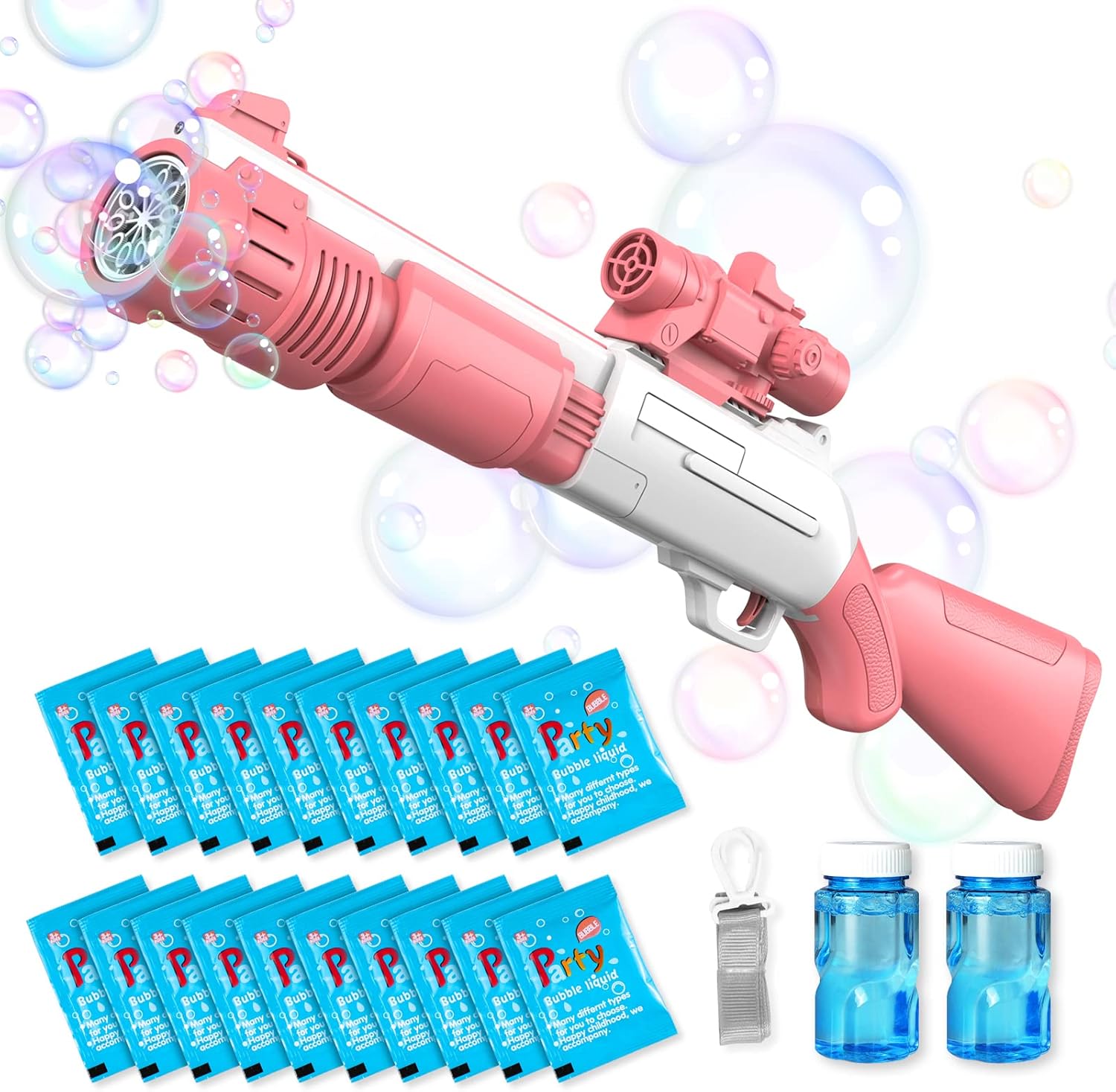 Iberital Bubble Guns for Kids 3000+ Bubbles | Best Bubble Guns in Bahrain | Halabh.com