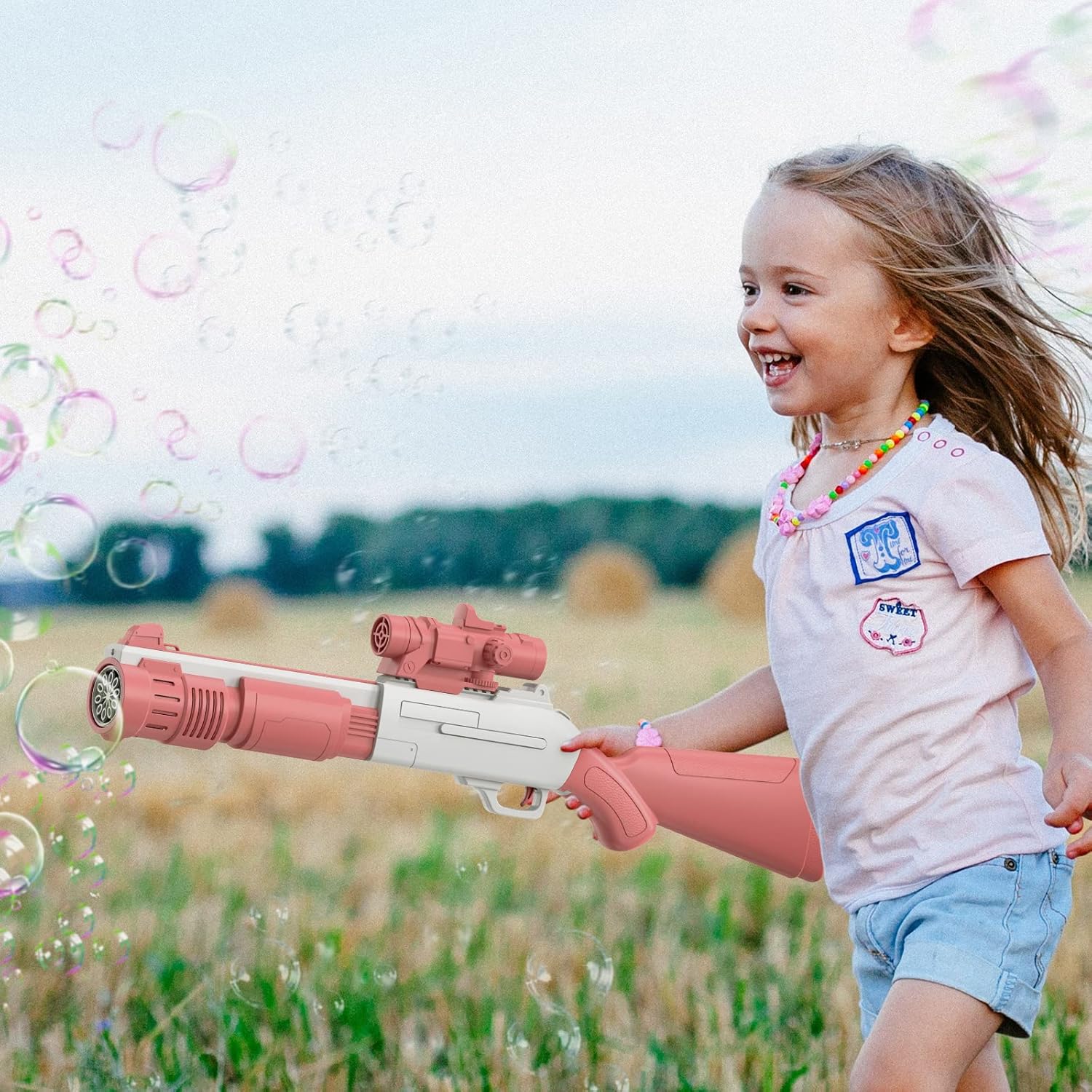 Iberital Bubble Guns for Kids 3000+ Bubbles | Best Bubble Guns in Bahrain | Halabh.com