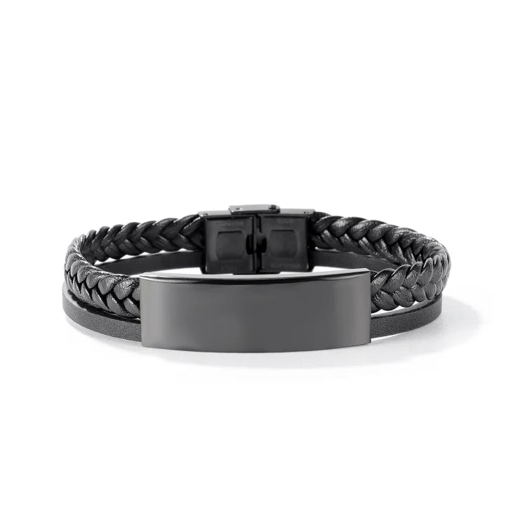 Lee Cooper Men's Bracelet - Black, LC.B.01807.650