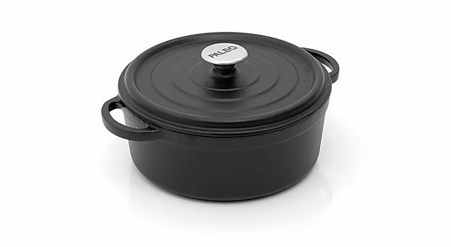 Paleo Casserole Cast Iron Pan | Capacity 5.5L | Color Black | Best Kitchen Accessories in Bahrain | Halabh