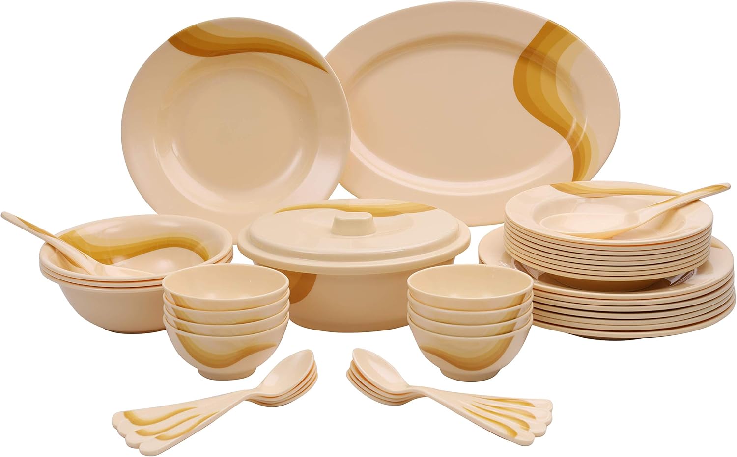 Royalford Melamine Ware Dinner Set 40 Pcs | Best Dinner Set in Bahrain | Halabh.com