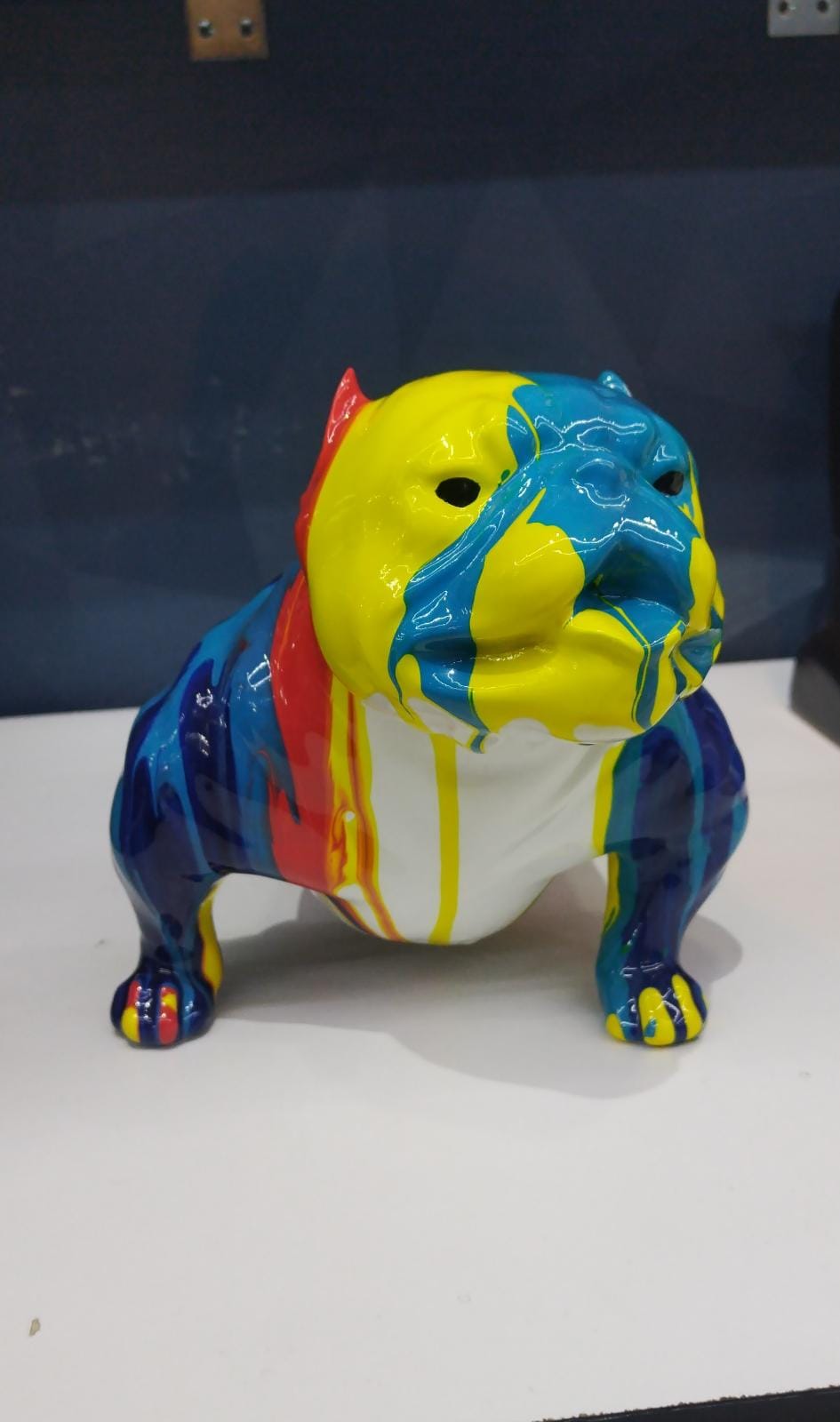 Buy Sculpture French Bulldog Statue Animal in Bahrain Halabh
