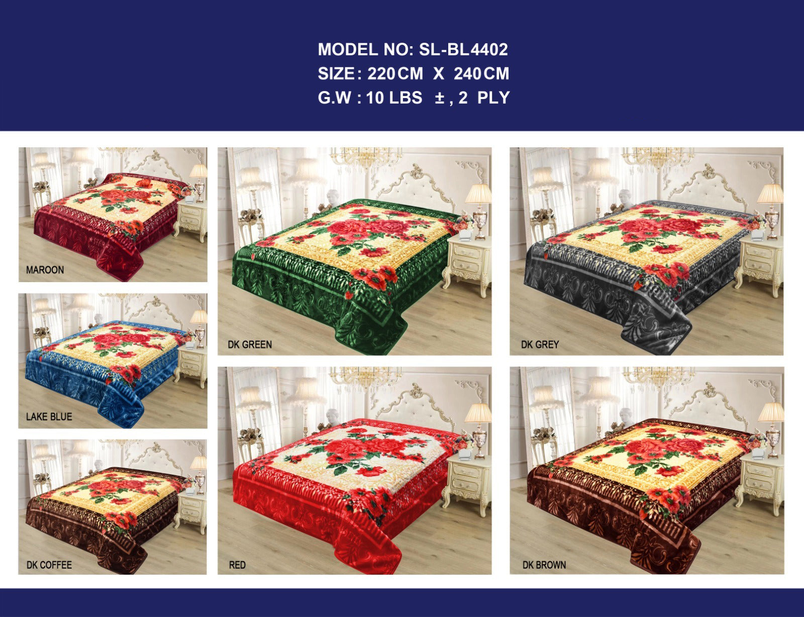 Star Life 2-Ply Blanket 220X240cm 10lbs | Bedroom Linen | Home Appliances | Halabh.com