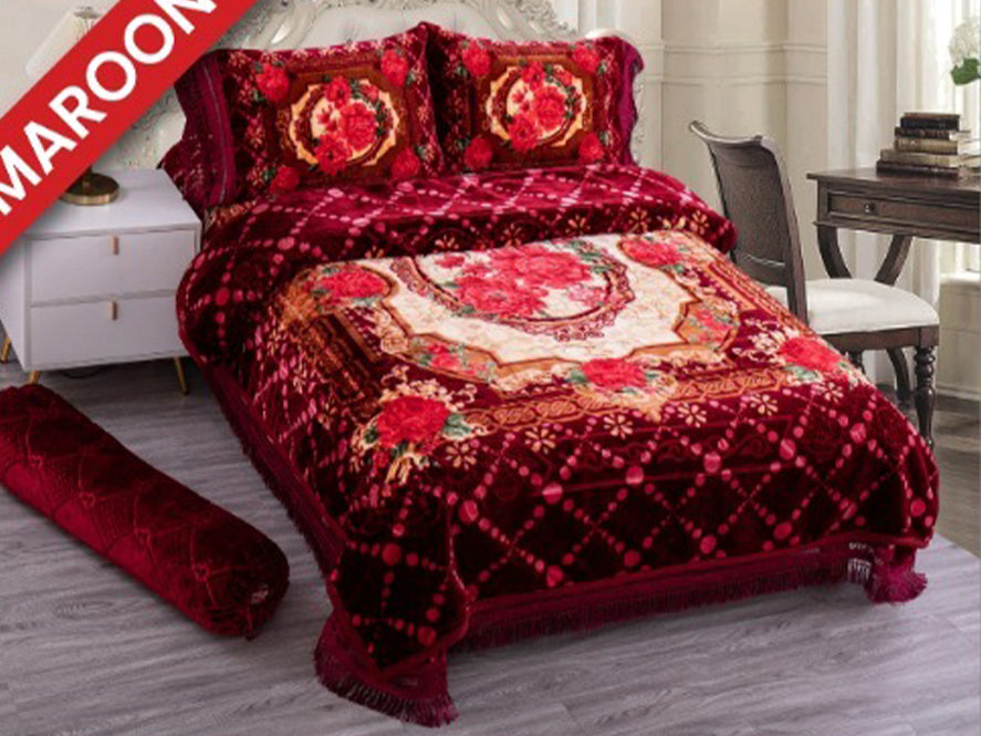 Stargold 2-Ply Blanket Set 5pcs | Bedroom Linen | Home Appliances | Halabh.com