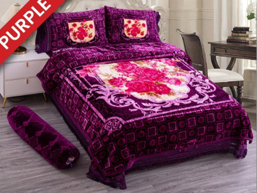 Stargold 2-Ply Blanket Set 5pcs | Bedroom Linen | Home Appliances | Halabh.com