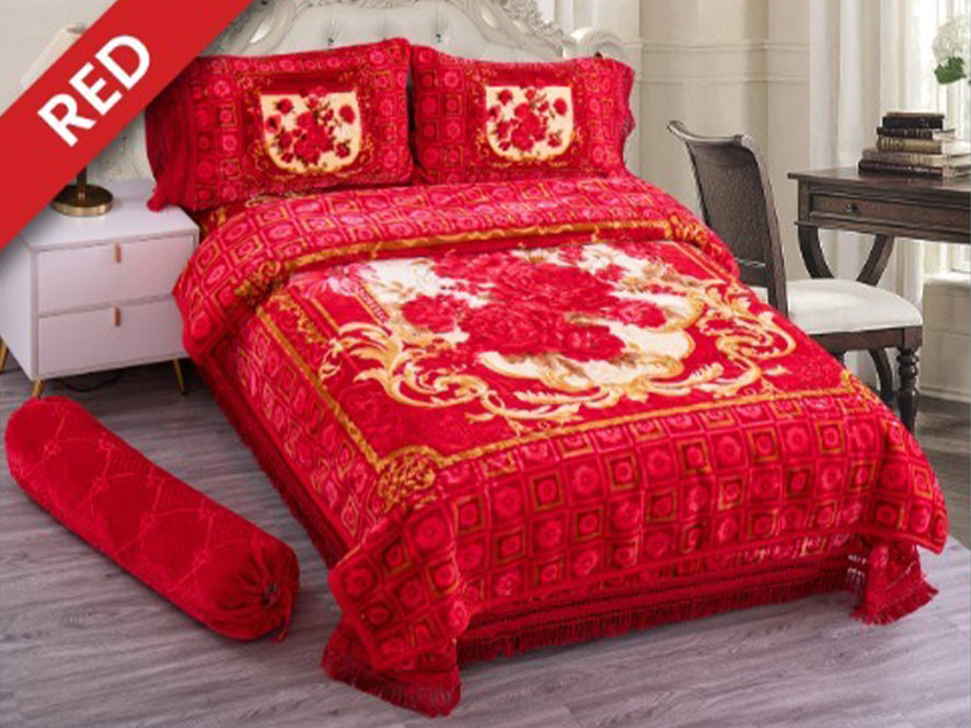 Stargold 2-Ply Blanket Set 5pcs | Bedroom Linen | Home Appliances | Halabh.com