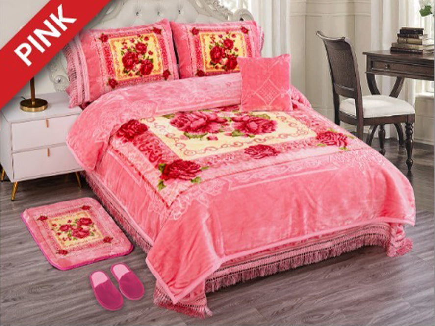 Stargold 2-Ply Blanket Set 8pcs | Bedroom Linen | Home Appliances | Halabh.com