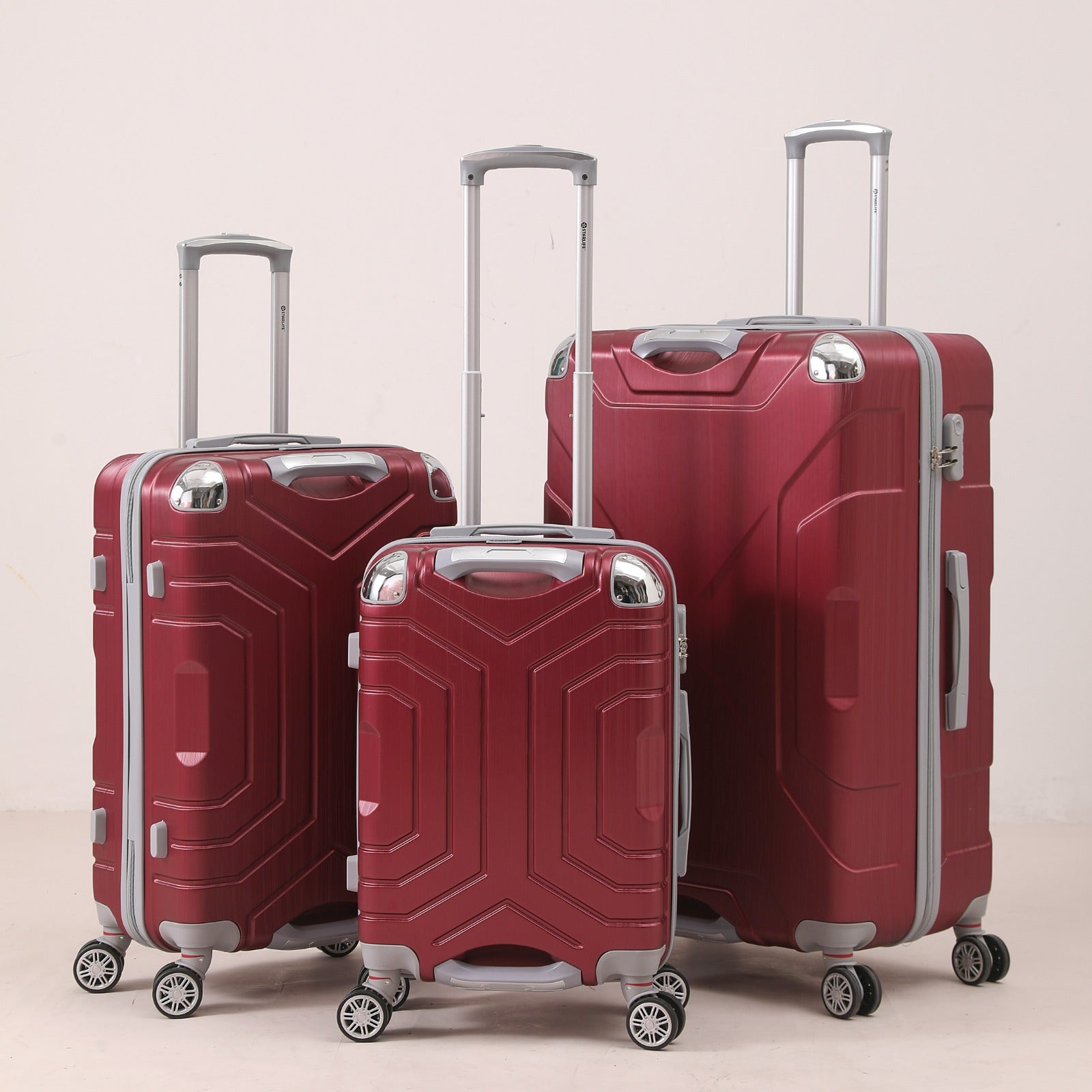 Star life 3 PCS Set 4 Wheels ABS Trolley Case | Best Trolley Bags in Bahrain | Bags & Sleeves | Halabh.com