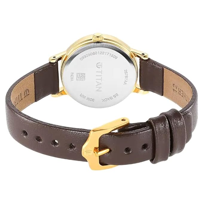 Titan Analog Leather Strap for Women's Watch | Watches & Accessories | Best Women's Watches in Bahrain | Halabh.com