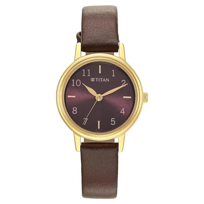Titan Analog Leather Strap for Women's Watch | Watches & Accessories | Best Women's Watches in Bahrain | Halabh.com