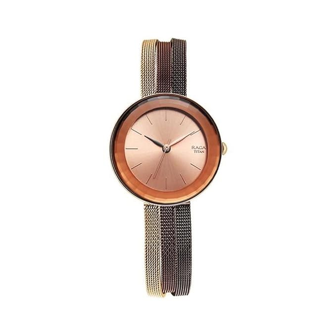 Titan Brass Analog Brown Dial Women's Watch | Best Women's Watches in Bahrain | Watches & Accessories | Halabh.com