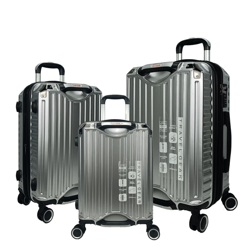 VIPTOUR Luggage Bag 3 PCS Set Travel Suitcase | Best Trolley Bags in Bahrain | Bags & Sleeves | Halabh.com