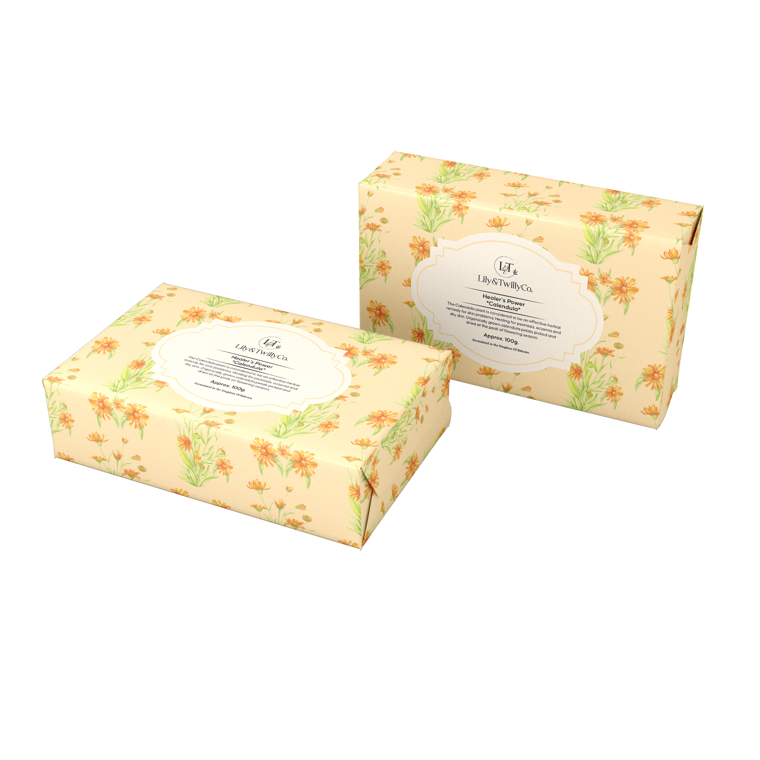 Shop Lily & Twilly Healer's Power Calendula Soap | Home Made | Halabh
