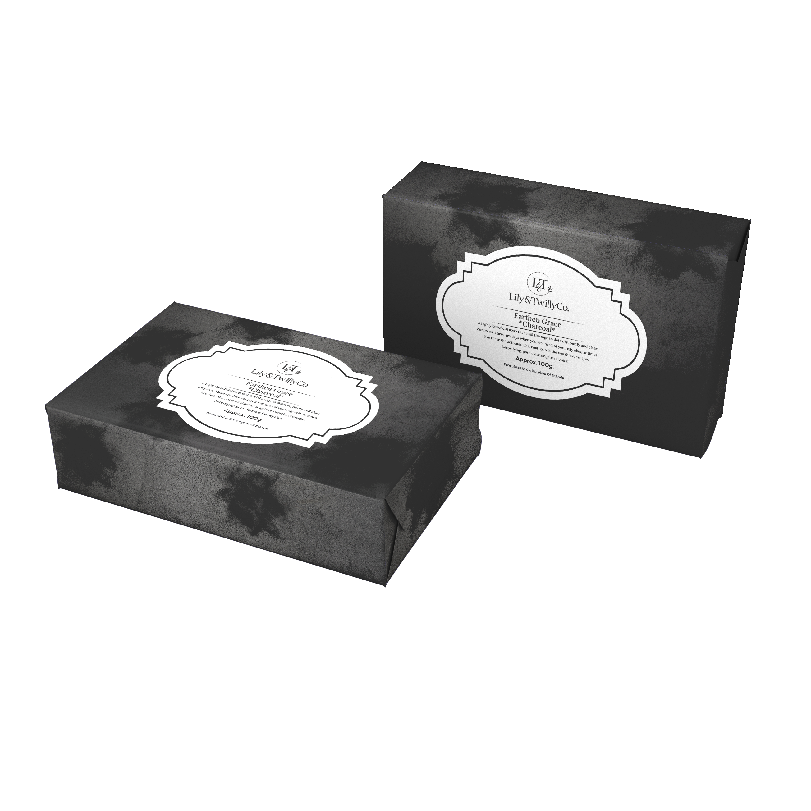 Shop Lily & Twilly Earthen Grace Charcoal Soap | Best Charcoal | Halabh