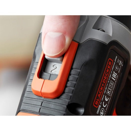 Black+Decker 18V Lithium-Ion Drill Driver Combi Hammer - BCD003C2KGB