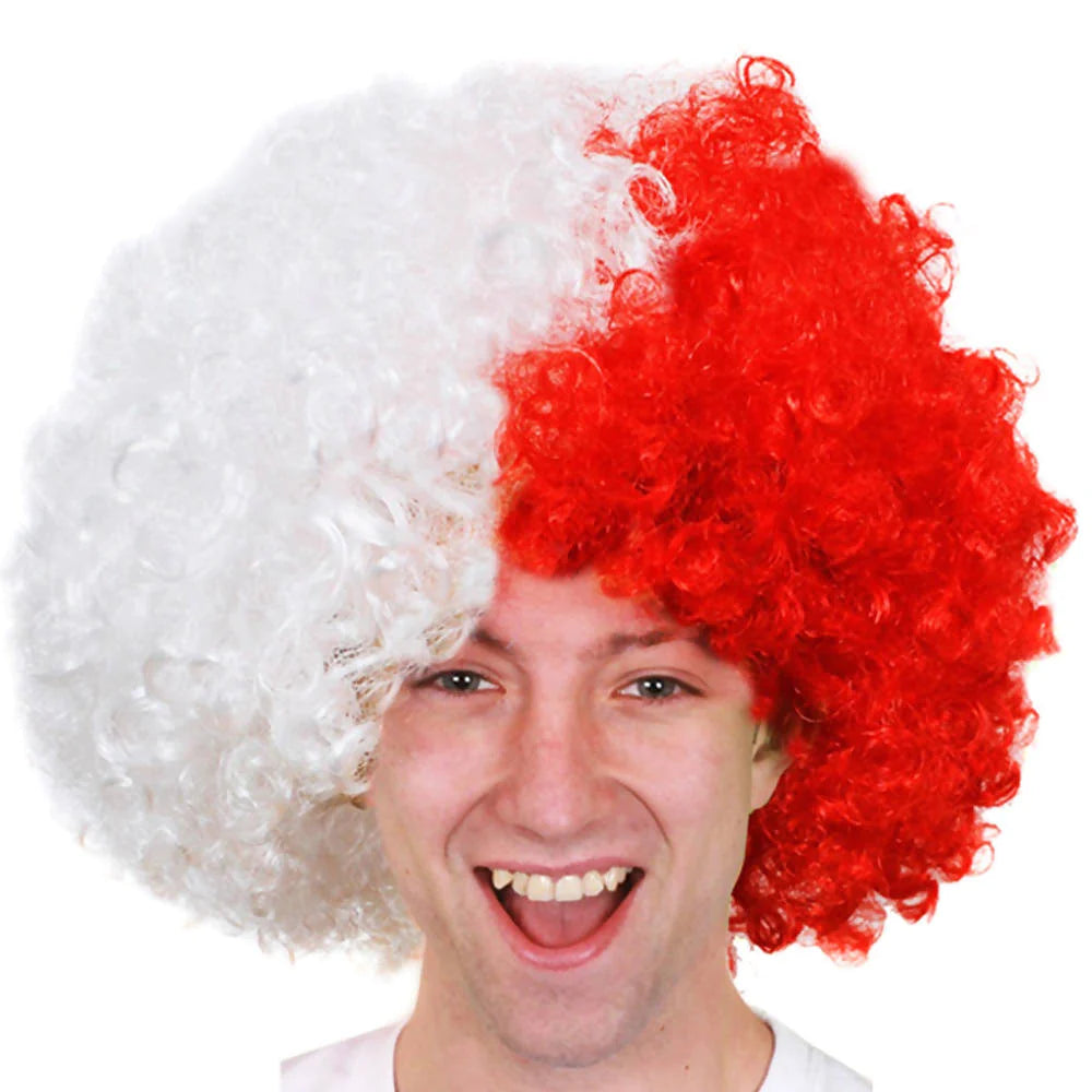 Bahrain Flag Afro Wig