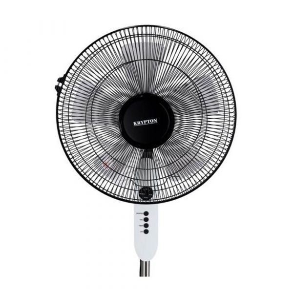 Krypton Stand Fan with Remote Control Black & White | Home Appliances & Electronics | Halabh.com