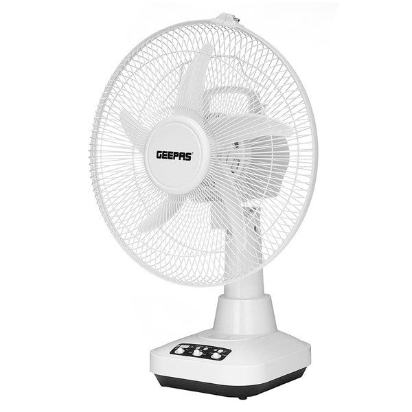 Geepas 12 Inch Rechargeable Oscillating Fan | in Bahrain | Halabh.com