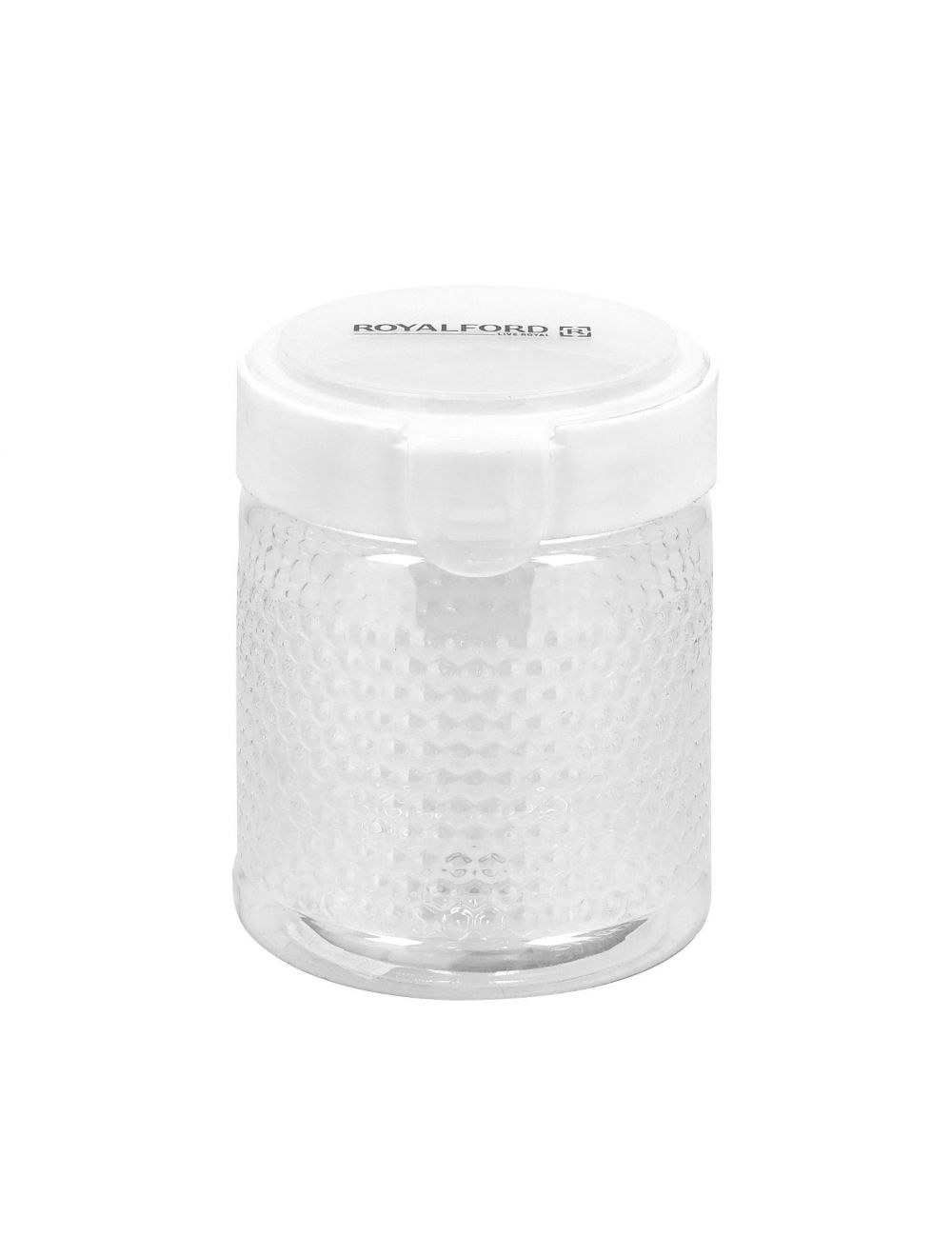 Royalford Round Canister 800ML Transparent