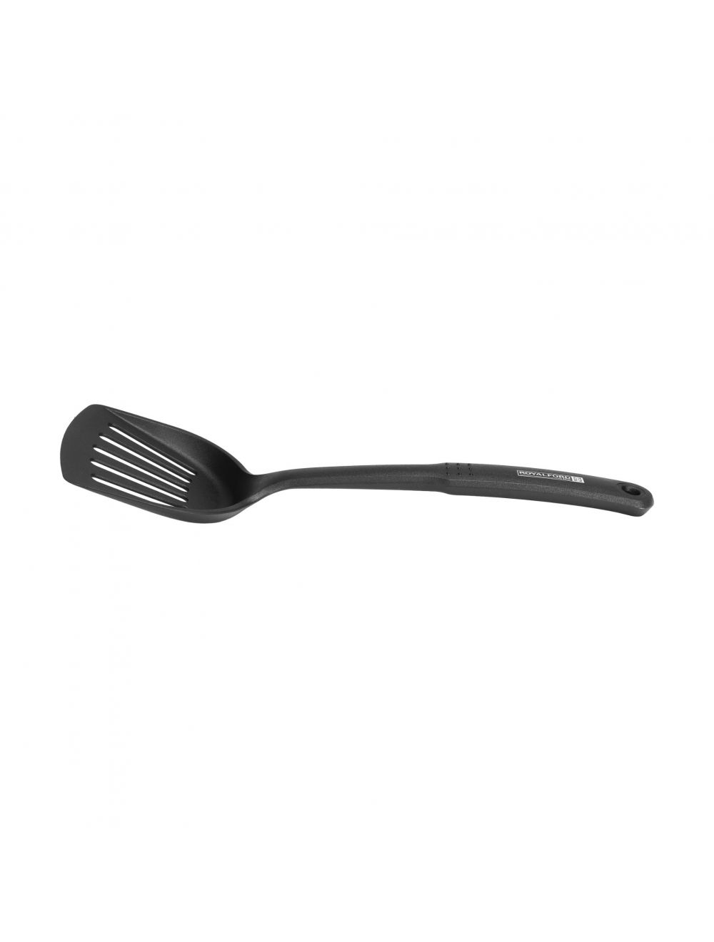 Royalford Nylon Slotted Spatula Black