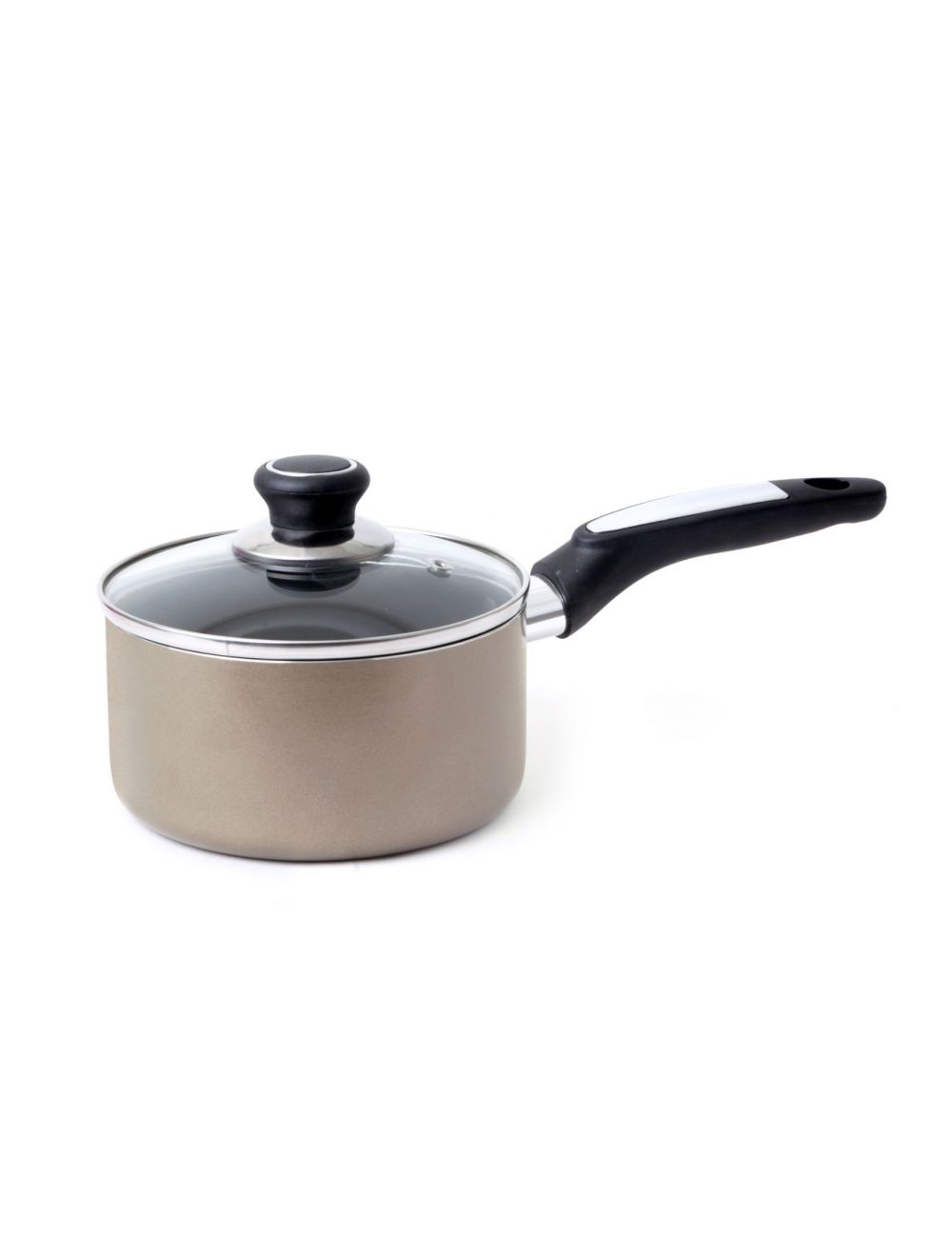 Royalford Aluminium Non Stick Enamel Saucepan with Lid 20 cm