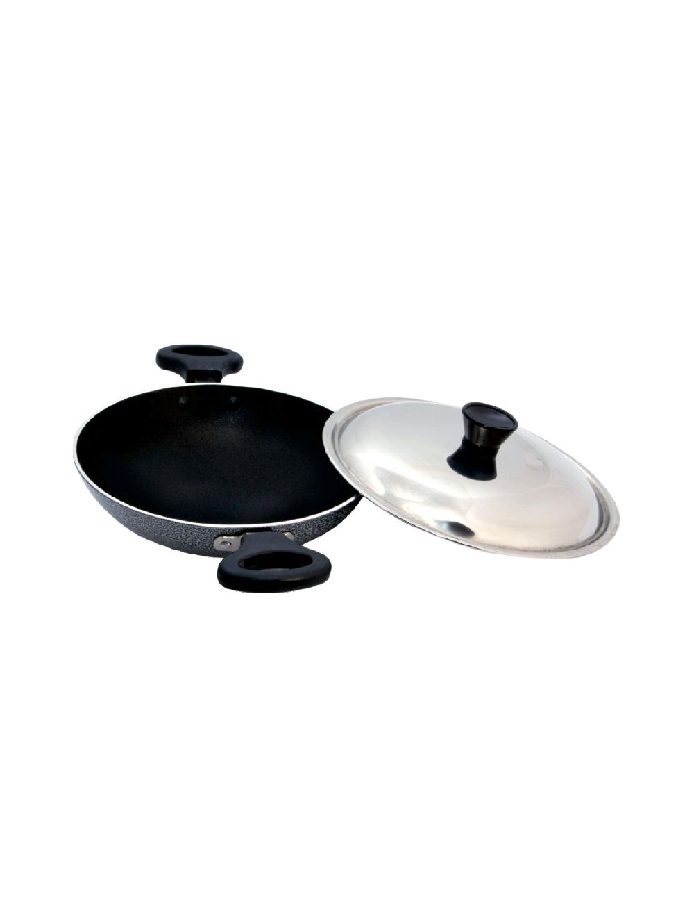 Royalford Appam Pan With Lid 22cm Black