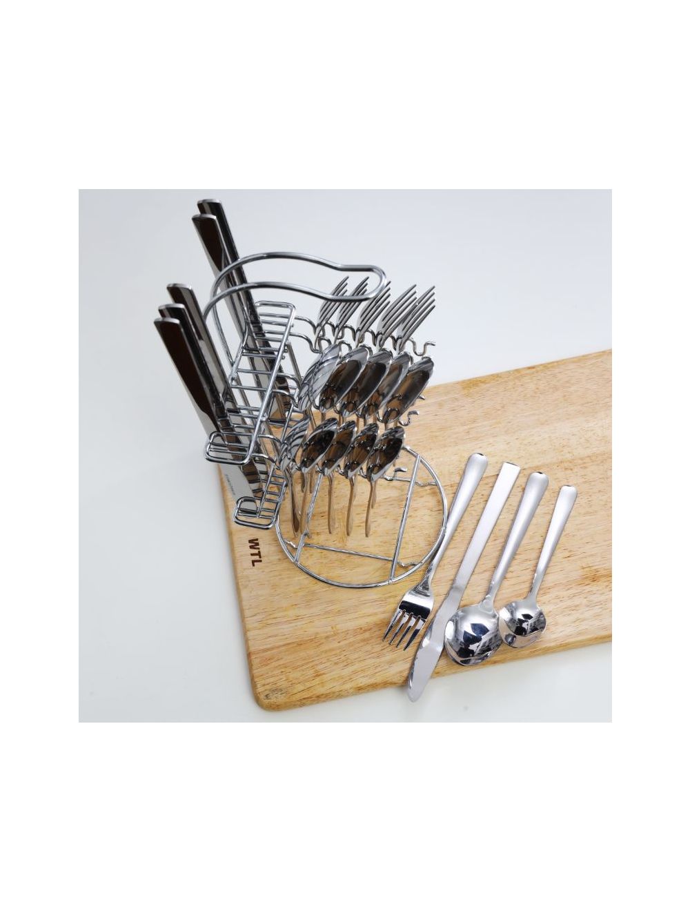 Royalford Cutlery Set 24 Pcs Silver