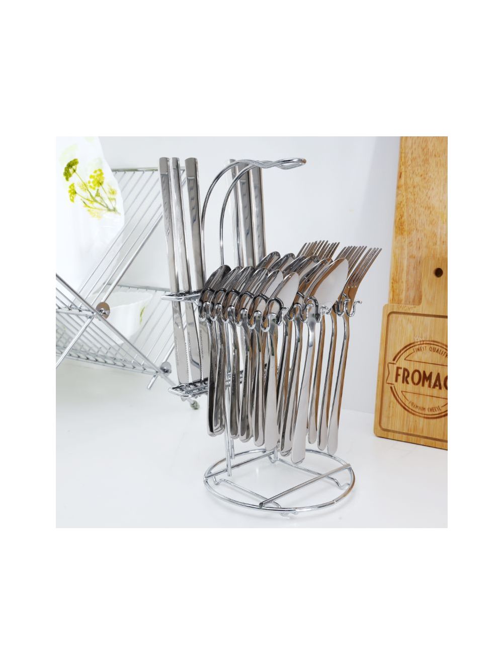 Royalford Cutlery Set 24 Pcs Silver