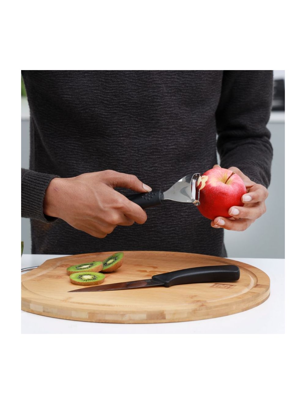 Royalford 2 Pcs Utility Knife Set Knife Peeler