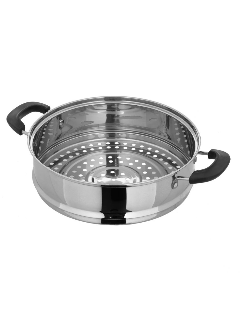 Royalford 7.3L Double Layer Steamer Pot Silver