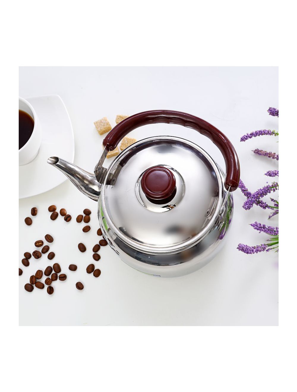 Royalford Tea Kettle 0.75L Silver