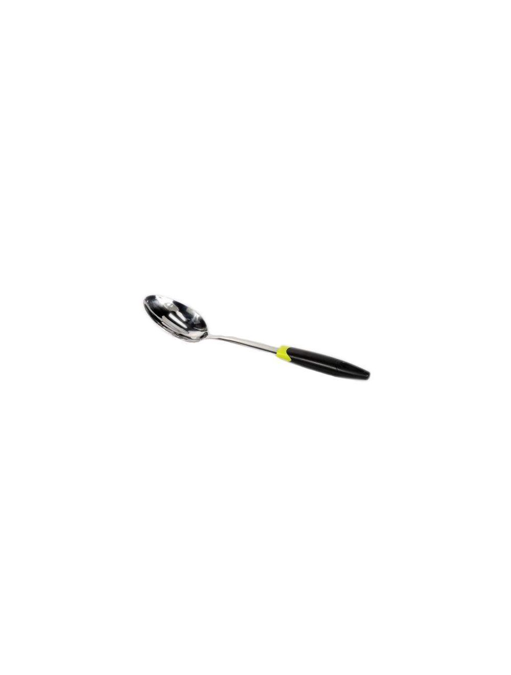 Royalford Stainless Steel Slotted Spoon Black