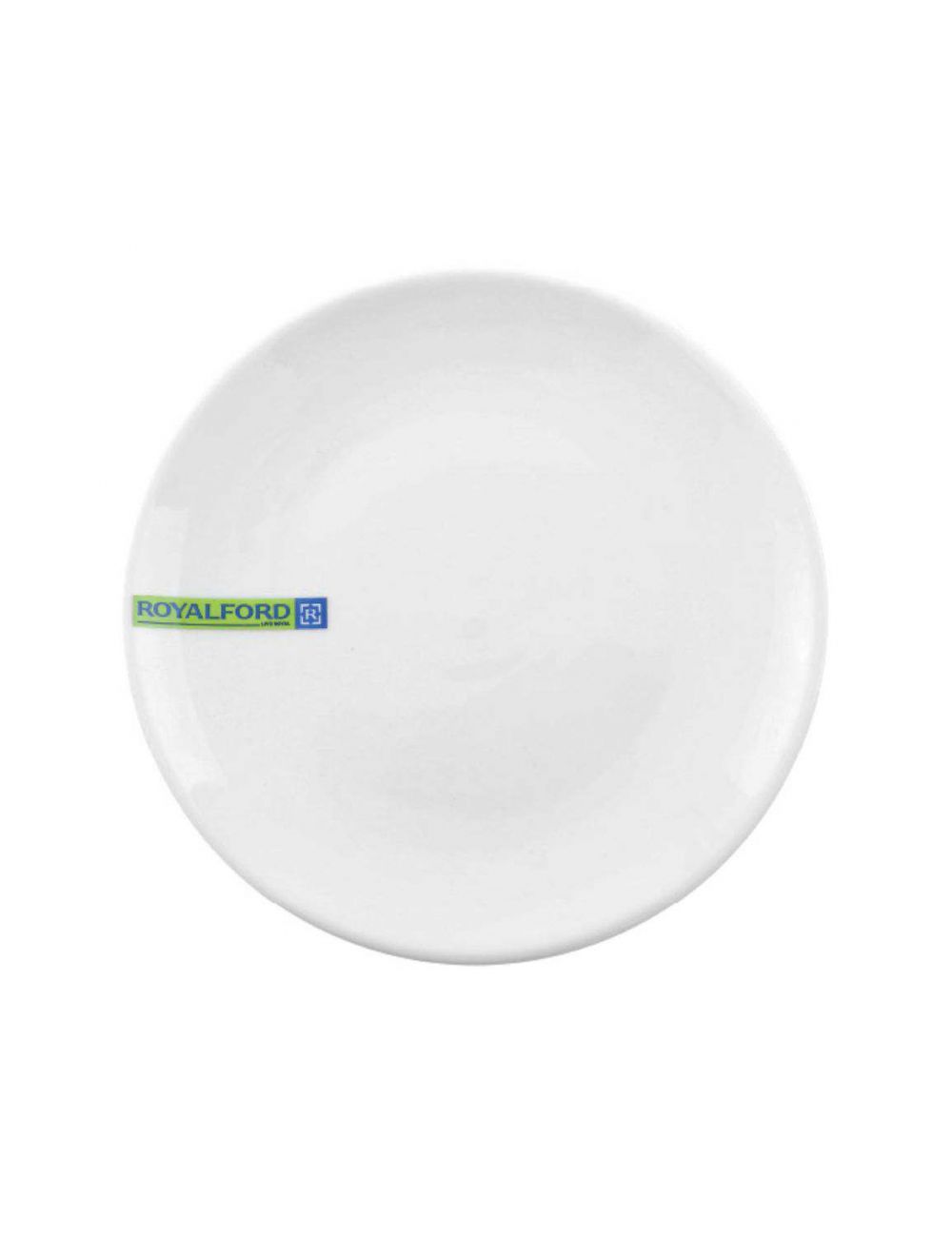 Royalford Porcelain Magnesia Deep Plate White 9inch