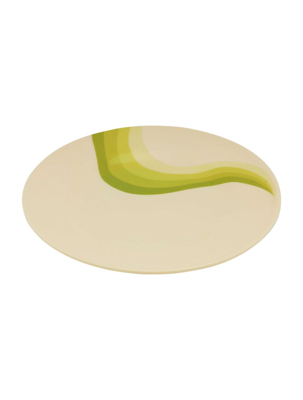 Royalford Melamineware 10 Inch Super Rays Flat Plate Mint Green