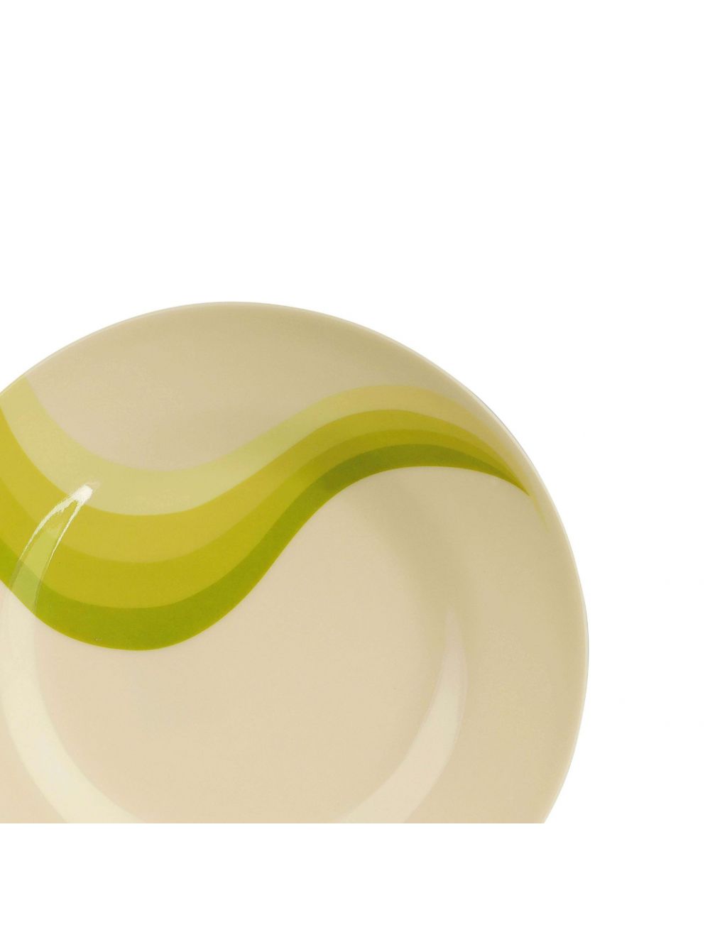 Royalford Melamineware 10 Inch Super Rays Flat Plate Mint Green