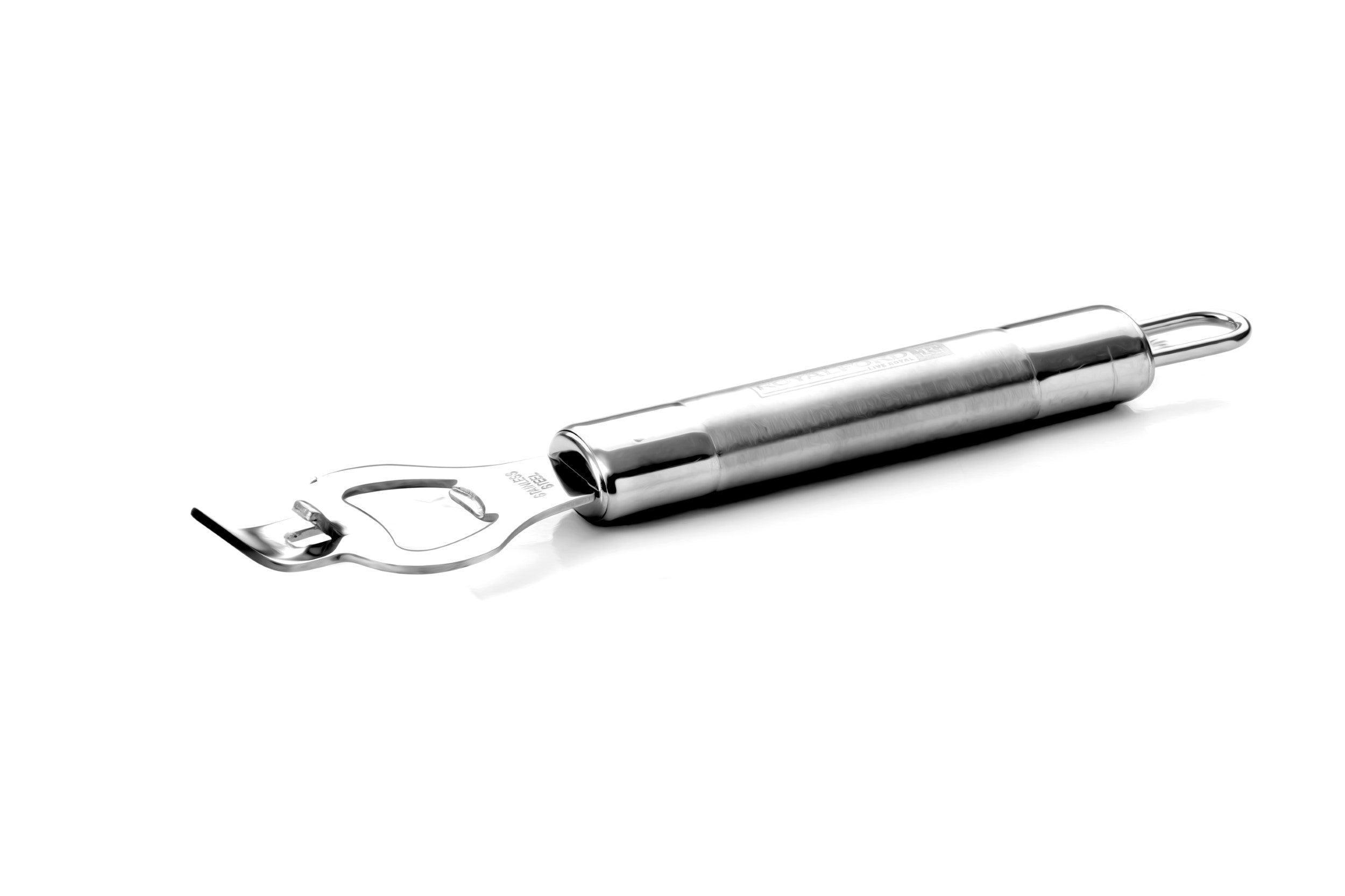Royalford Stainless Steel Bottle Opener With Tube Silver