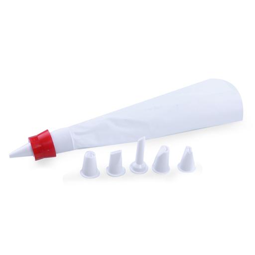Royalford RF1661-IB6 5 Nozzle Set with Icing Bag Made of PVC Material