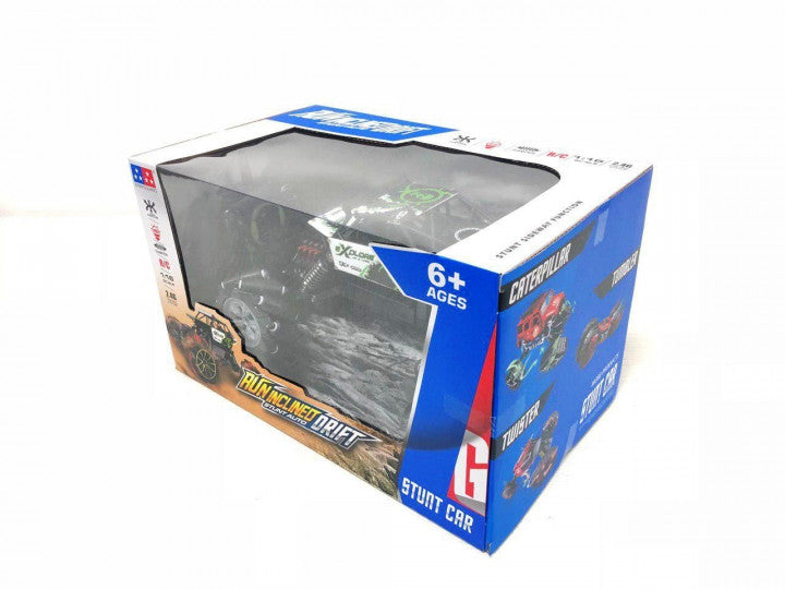 لعبة سيارة دريفت بجهاز تحكم عن بعد 4WD RC Car 1:16 2.4G Stunt Drift Run مائل